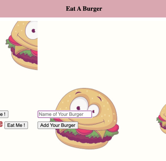 burger application